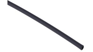 Heat-Shrink Tubing Polyolefin, 0.8 ... 1.6mm, Black, 1.2m